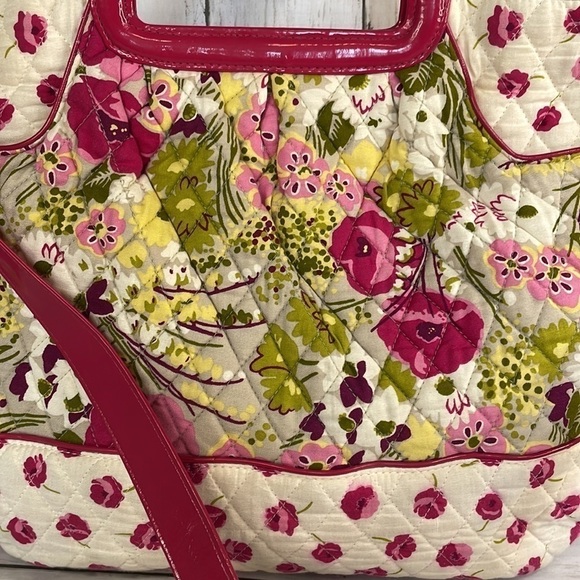 Vera Bradley Make Me Blush Charleston Tote - Picture 2 of 13
